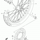DR Z125,L Front wheel (dr-z125ll4 e33)
