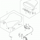 GSX R600 Сидение