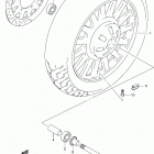 VL800,B Переднее колесо