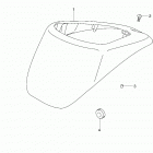 VL800,B Fuel tank cover