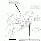 GSX R750 Label (gsx-r750l4 e03)