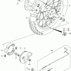 DR Z125,L Rear wheel (dr-z125ll4 e28)