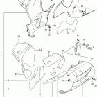 GSX1300R,A Нижний обтекатель