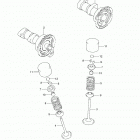 RM Z450 Распределительный вал  /  клапана