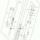 DR Z125,L Front fork damper (dr-z125ll4 e28)