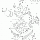 DR650SE Головка цилиндра