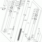 DR Z400SM Передняя вилка
