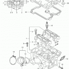 DL650A Головка цилиндров (задняя)