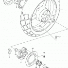 DL650A Заднее колесо