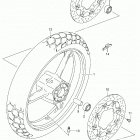 DL650A Переднее колесо