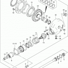 VZR1800,BZ Propeller shaft  /  final drive gear