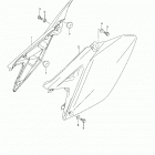 RM Z250 Обтекатель рамы