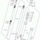 DR650SE Передняя вилка
