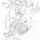 VZ1500 Головка цилиндров (задняя)
