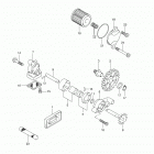 RM Z250 Масляный насос