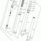 GSX R750 Передняя вилка