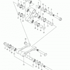 RM Z450 Втулки заднего рычага