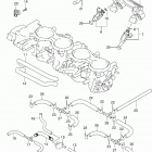 GSX R600 Throttle body hose  /  joint (gsx-r600l4 e33)