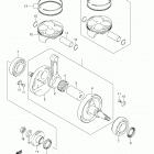 RM Z250 Коленвал