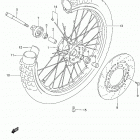 DR650SE Переднее колесо