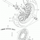 DR Z400SM Переднее колесо
