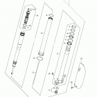 RM Z250 Lh front fork damper