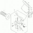 DR650SE Lh handle lever