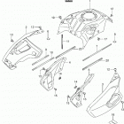 DL1000A Fuel tank cover