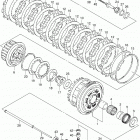 GSX R600 Сцепление
