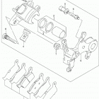 DR Z400SM Задний суппорт