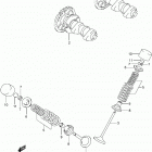 DR Z400 S Распределительный вал  /  клапана