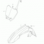 RM Z450 Переднее крыло