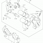 DL650A Передние тормоза