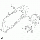 GSX R1000 Frame center cover