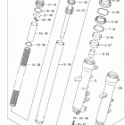 DL650A Передняя вилка