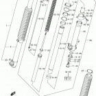 DR Z400 S Передняя вилка