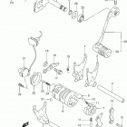 DR650SE Механизм  переключения передач