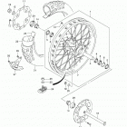 RM Z450 Заднее колесо