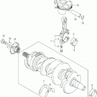 GSX R750 Коленвал