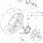 GSX1300R,A Z Заднее колесо
