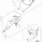 GSX R750 Обтекатель рамы
