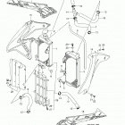 RM Z450 Радиатор