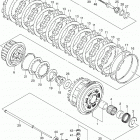 GSX R750 Сцепление