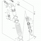 RM Z250 Rear shock absorber (rm-z250l4 e28)