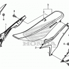 CRF450R Сидение и обтекатели сидения