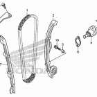 CBR300RA Цепь ГРМ и натяжитель