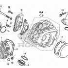 CRF50F Крышка головки цилиндров