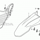 CRF125FB Переднее крыло
