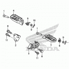 CRF450X Подножки