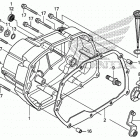 CRF110F Крышка картера правая